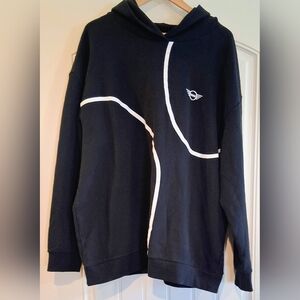 Mini Cooper Brand Men's Black Hoodie with White Accents